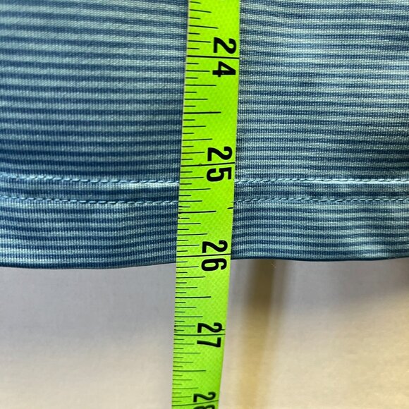 Adidas Women's Golf Climacool Collared Short Sleeve Striped Blue Polo Size XL - Picture 13 of 13